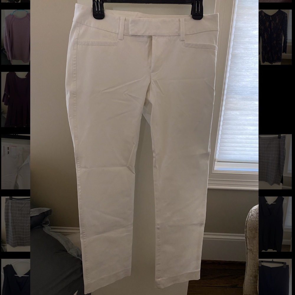 Size 8 White Lilly Pulitzer Ankle Pants